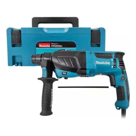 Rotomartillo SDS Plus 1" 800 W 2 J 0-4,600 gpm + makpac MAKITA HR2630J