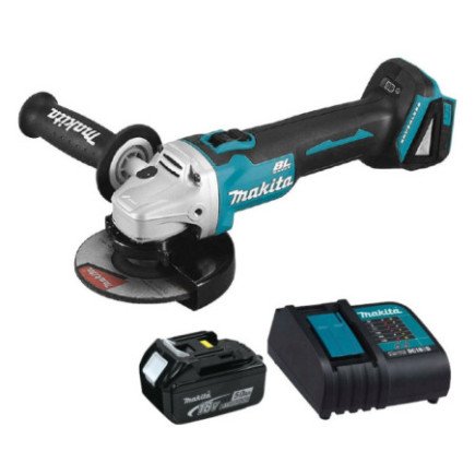 Esmeriladora Angular 4-1/2" 8.500 Rpm + Bateria 18V 5.0 Makdga4