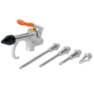Pistola Y 5 Boquillas Para Compresor De Aire Truper 19077