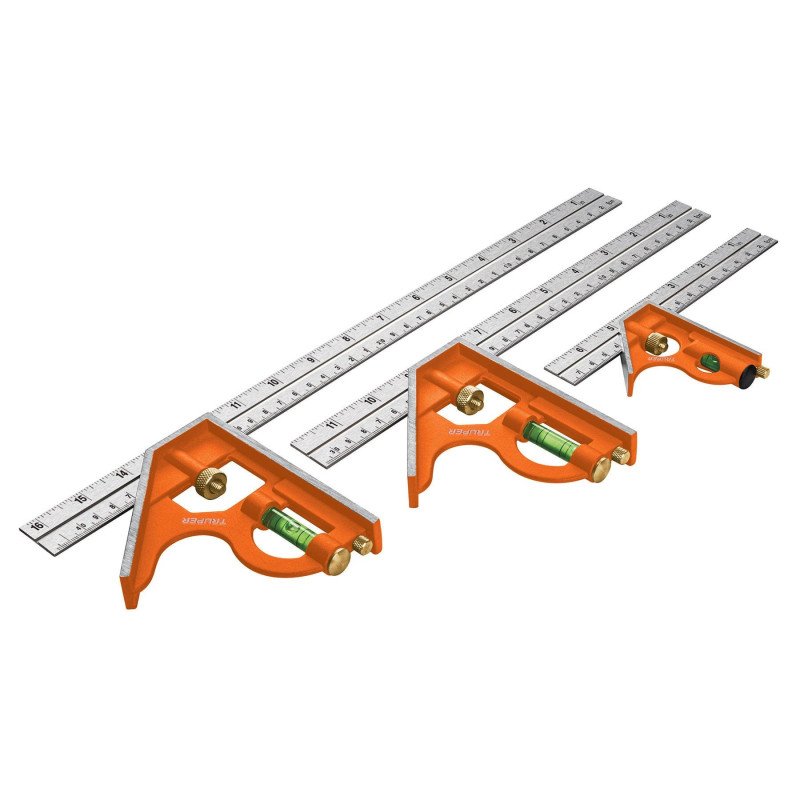 Escuadra 16" De Combinación Truper 14381 Escuadra 16" De Combinación Truper 14381