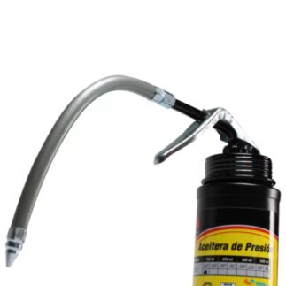 Aceitera De Presión, Bote De Acero, Tubo Flexible 160 Ml MIKELS A1F