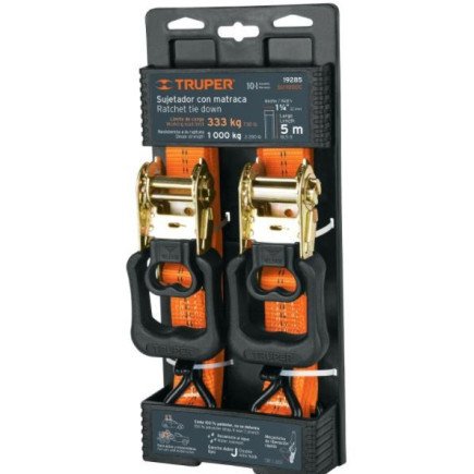 Sujetadores con matraca 2 piezas Truper 19285