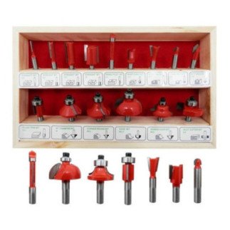 Brocas Para Router 15 Piezas Profesionales Adir 0159