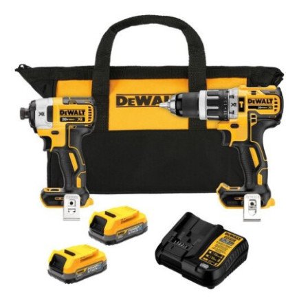 Combo Rotomartillo + Llave de Impacto 20 V BL DEWALT DCK287E2-B3