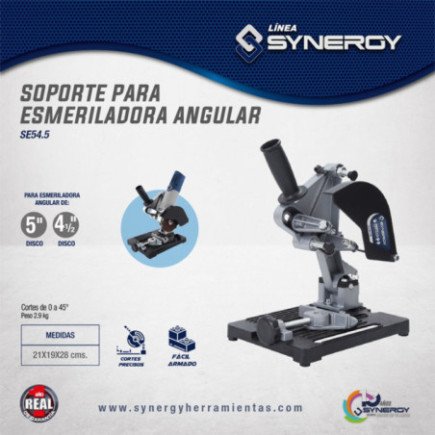 Soporte para Esmeriladora Angular 4-1/2" Synergy SE545
