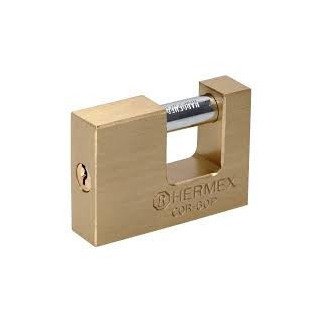 Candado Antipalanca 60 Mm Cuerpo De Latón, Hermex Basic HER-22518