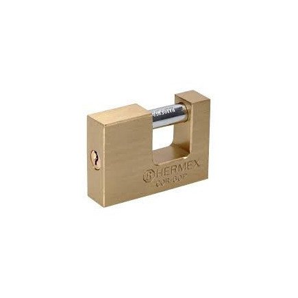 Candado Antipalanca 60 Mm Cuerpo De Latón, Hermex Basic HER-22518