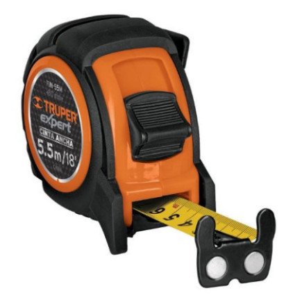 Flexómetro Industrial Contra Impactos 5.5 M Cinta 25 Mm TRUP-12695