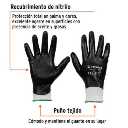 Guantes de poliéster G, Truper 18027