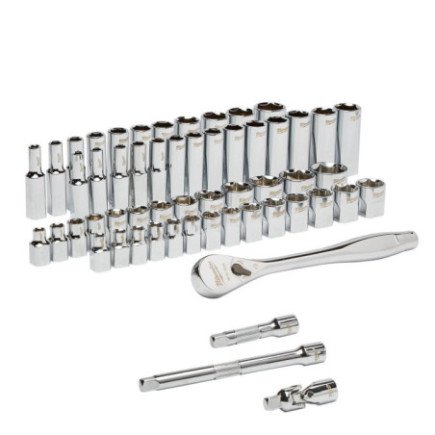 Dados Métricos 3/8" 56 Piezas Milwaukee 48229008