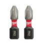 Puntas de Impacto phillips No2 x 1" 2 piezas MILWAUKEE 48324412