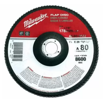 Disco Laminado Polifan 7" X 7/8" G60 Milwaukee 48808031