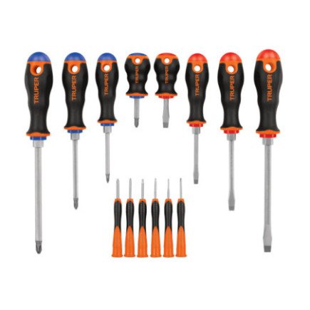 Desarmadores, Mango Comfort Grip Blister 14 Piezas 14197